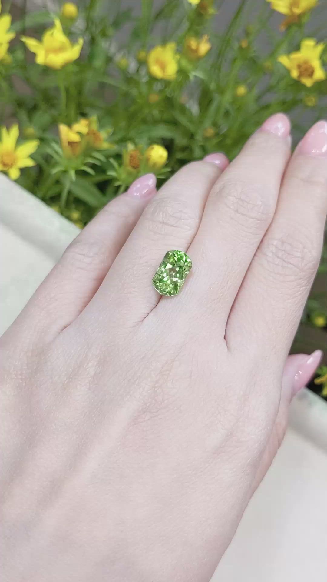 3.72 Ct. Peridot from Pakistan Size Video