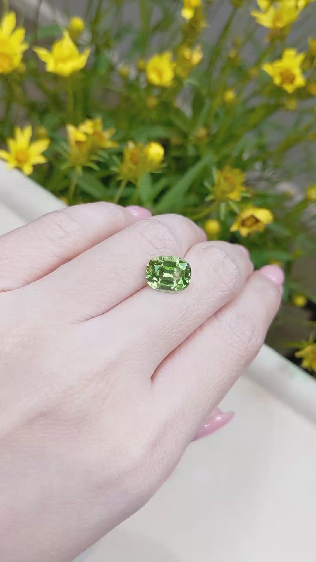 4.13 Ct. Peridot from Pakistan Size Video