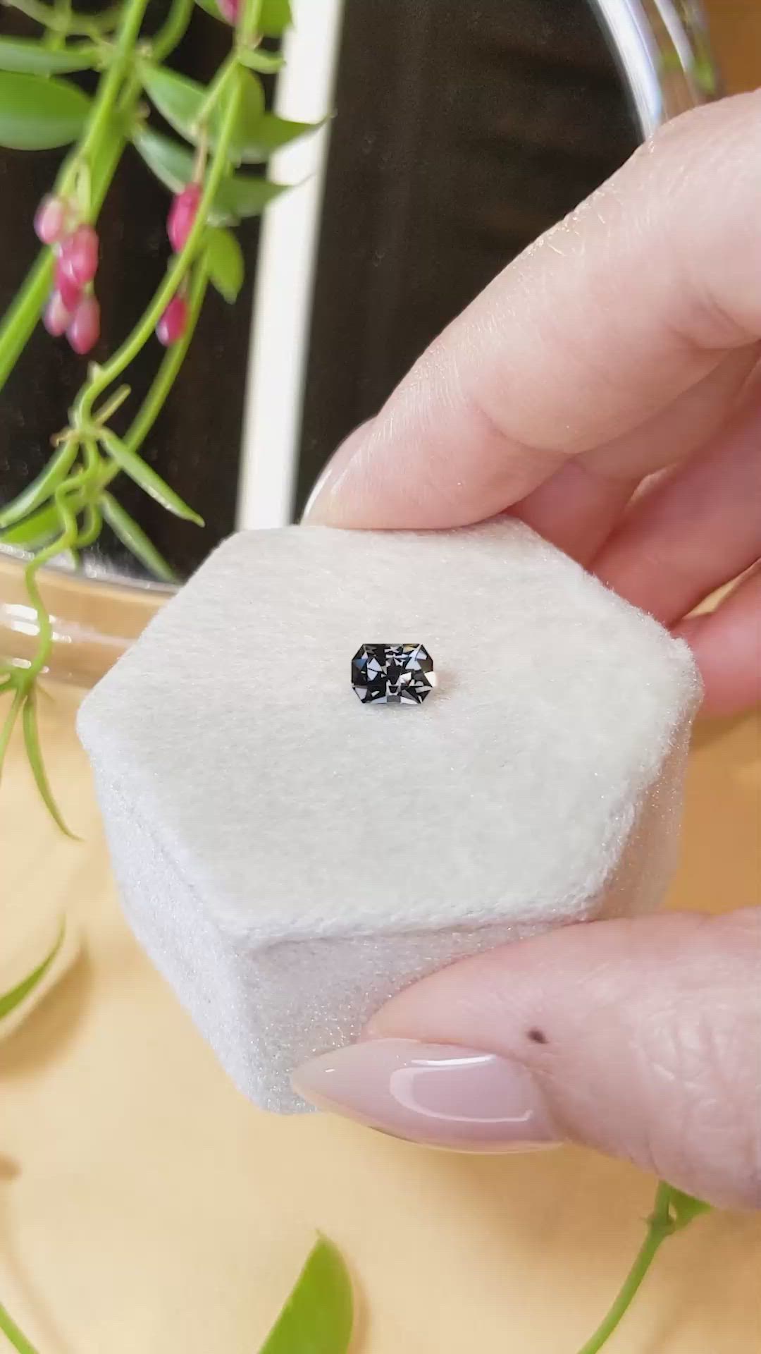 0.90 Ct. Spinel from Burma (Myanmar) Size Video