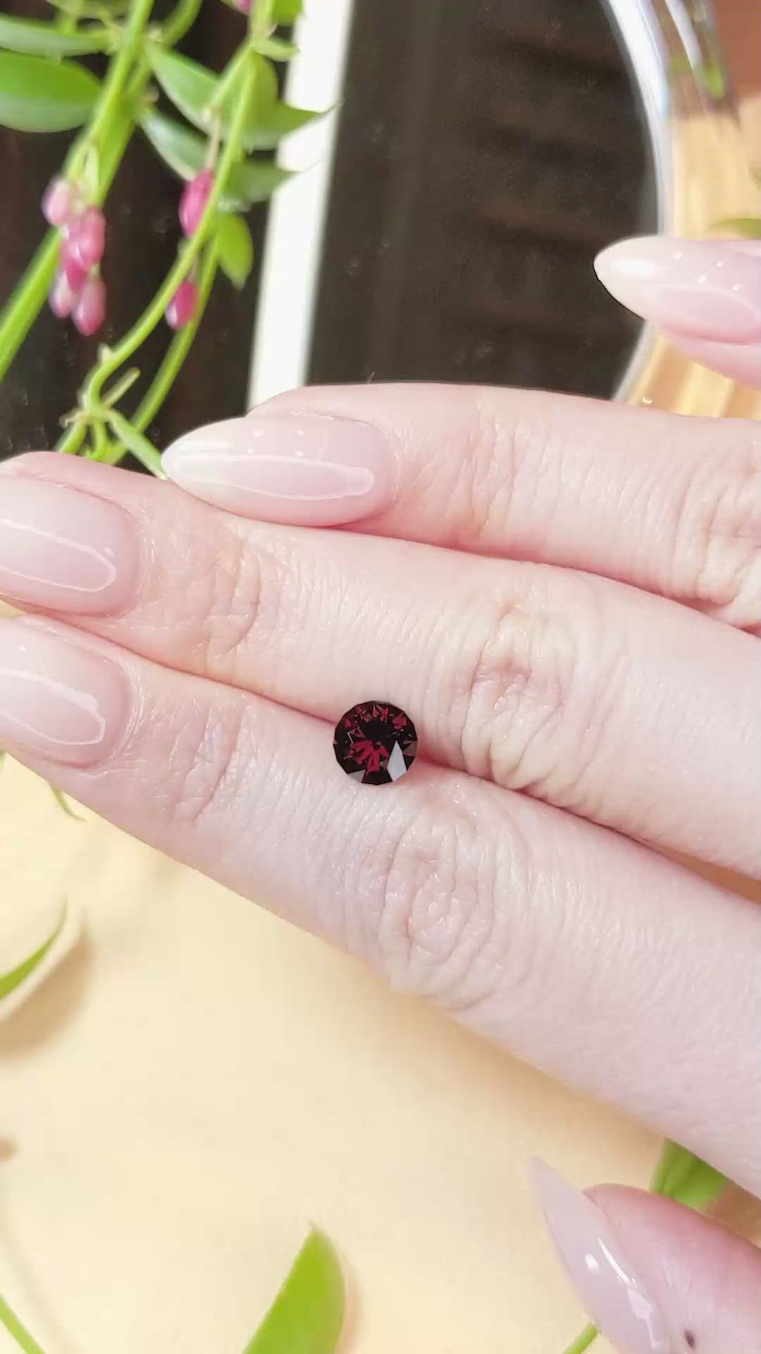 1.24 Ct. Spinel from Burma (Myanmar) Size Video