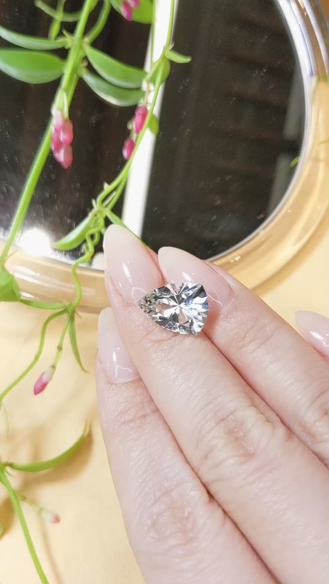 6.85 Ct. Topaz from Namibia Size Video