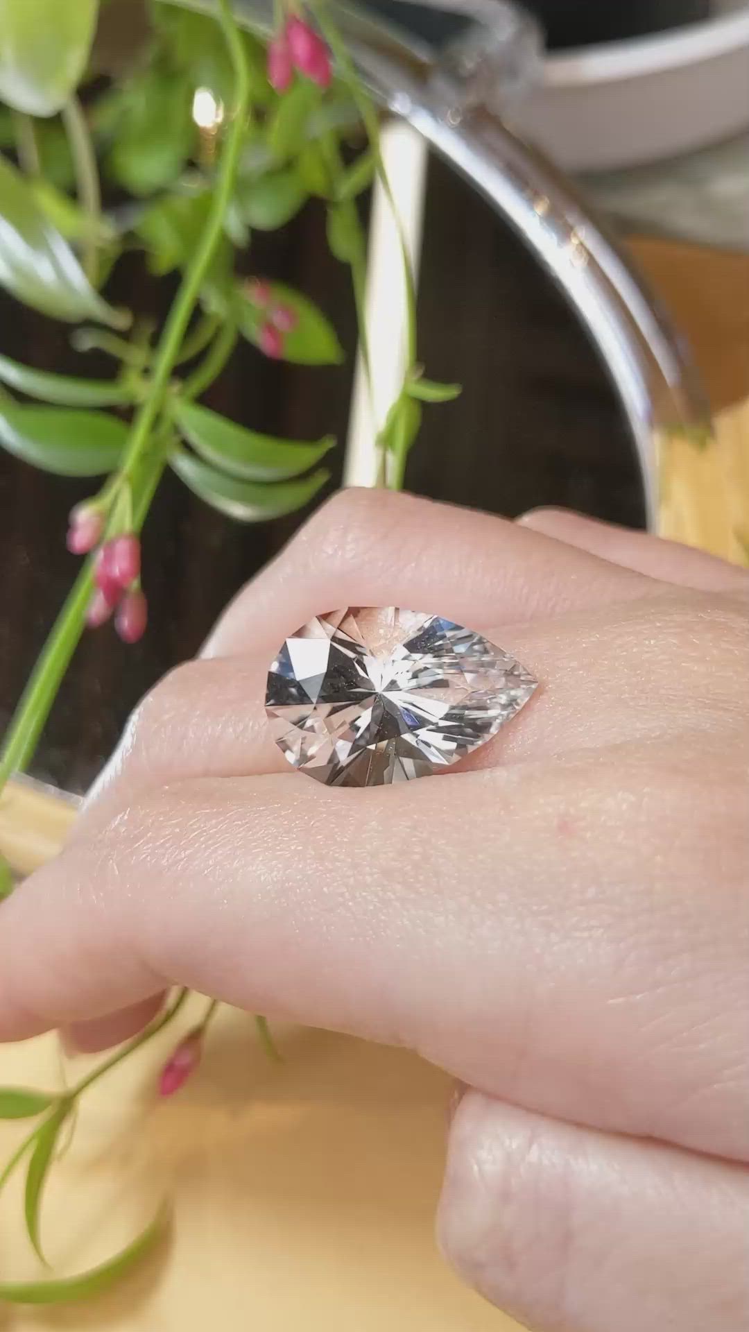 20.40 Ct. Topaz from Namibia Size Video