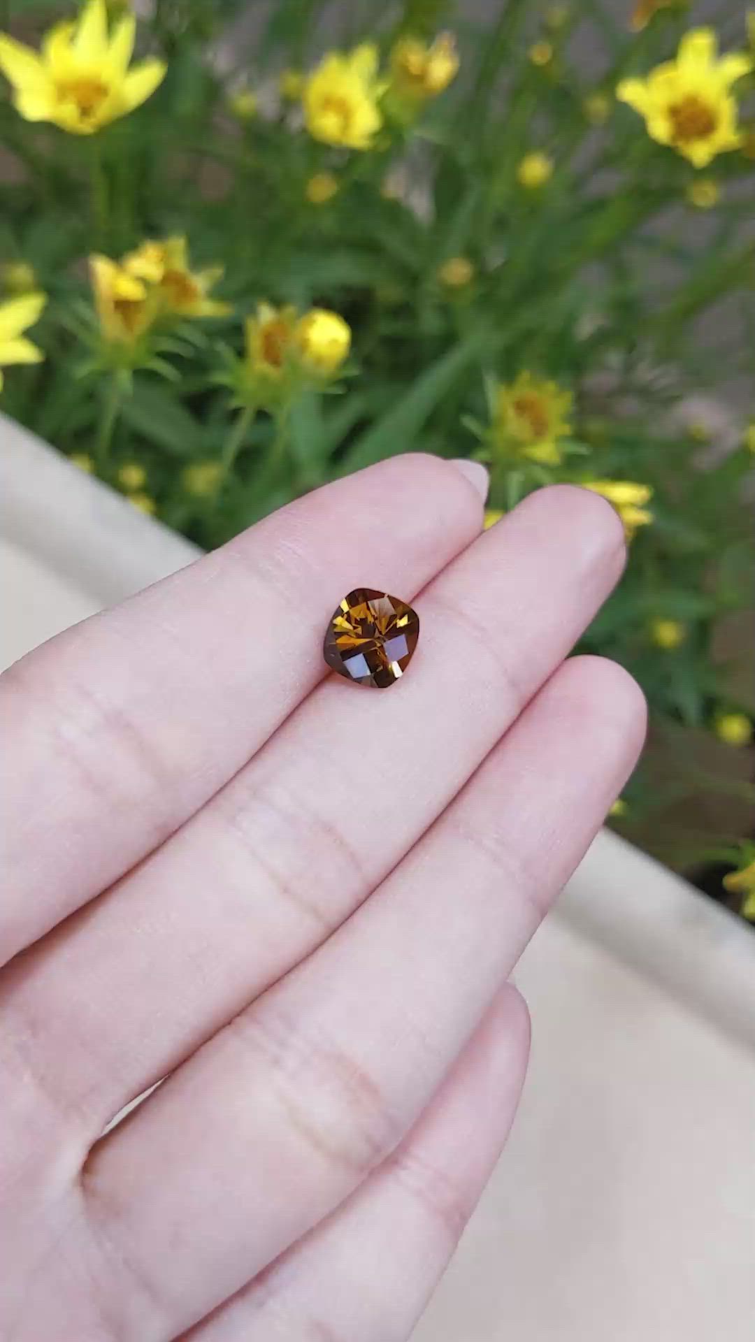 2.43 Ct. Mali Garnet from West Africa Size Video