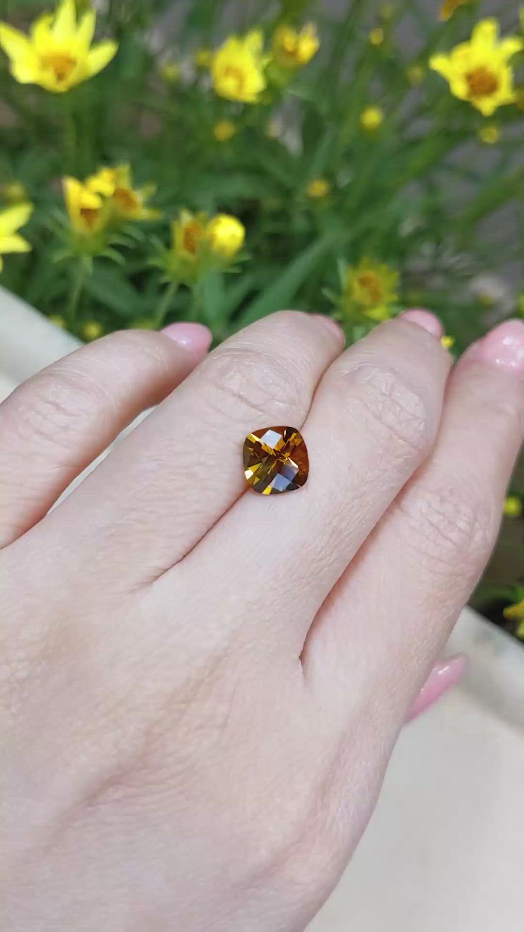 2.43 Ct. Mali Garnet from West Africa Size Video