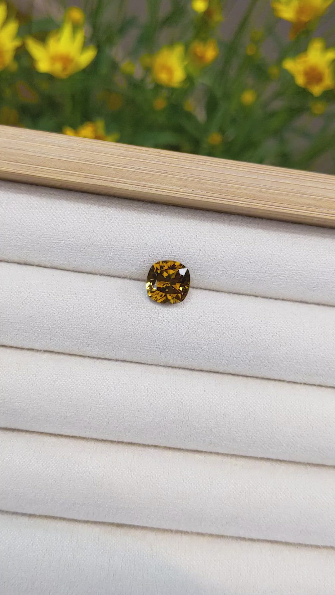 3.31 Ct. Mali Garnet from West Africa Size Video