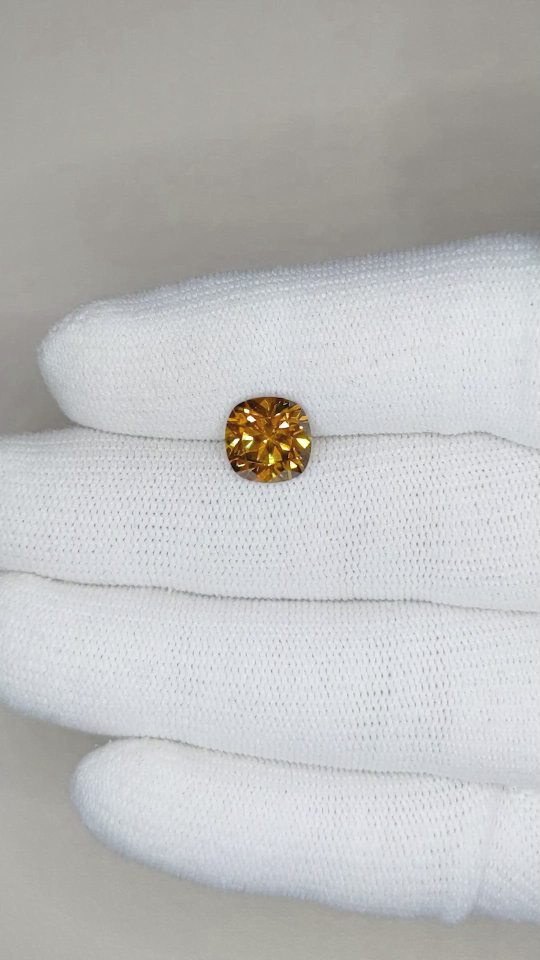 3.31 Ct. Mali Garnet from West Africa Size Video
