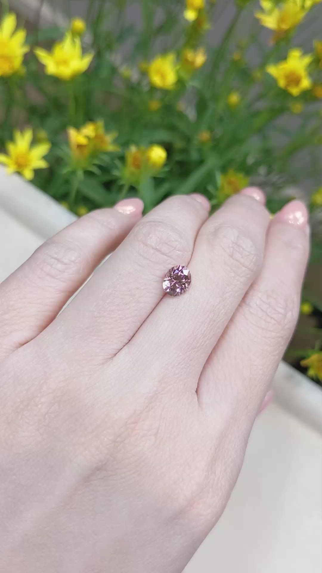 1.39 Ct. Malaya Garnet from Tanzania Size Video