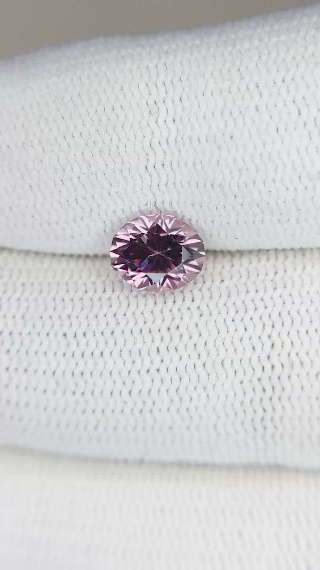 1.39 Ct. Malaya Garnet from Tanzania Size Video
