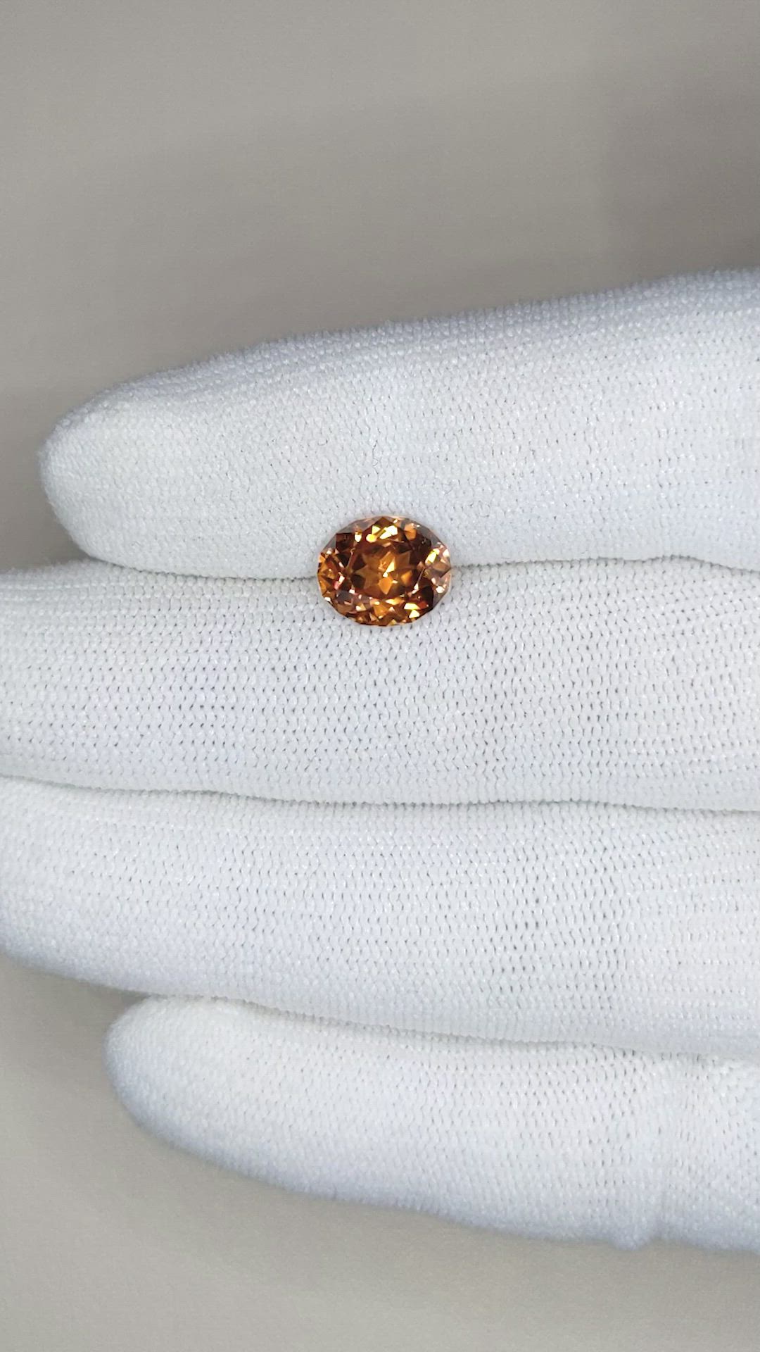 3.17 Ct. Zircon from Cambodia Size Video