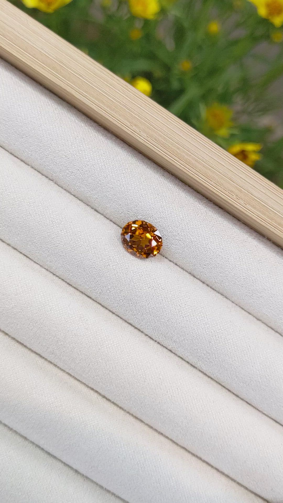 3.17 Ct. Zircon from Cambodia Size Video