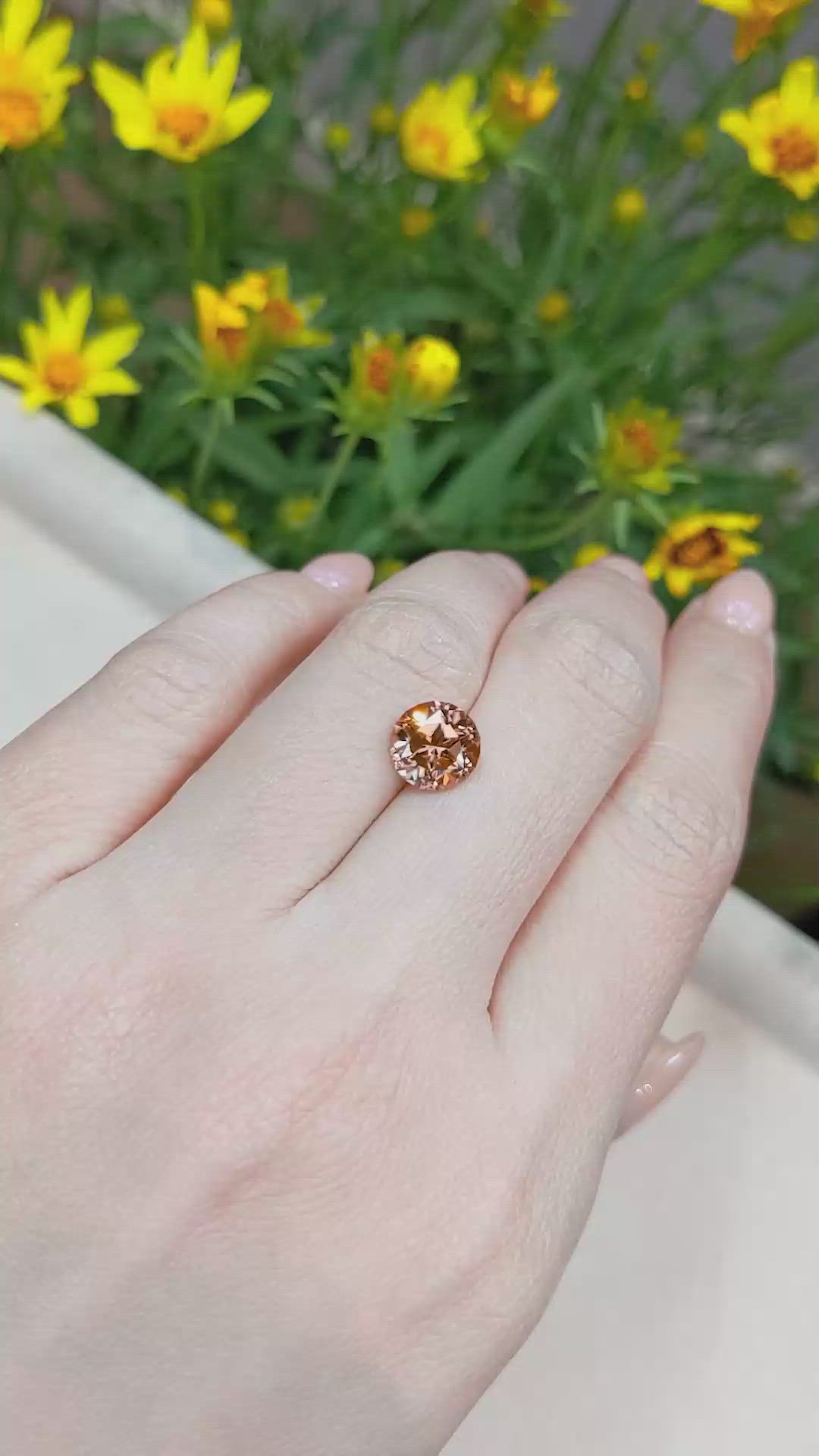 3.11 Ct. Zircon from Cambodia Size Video