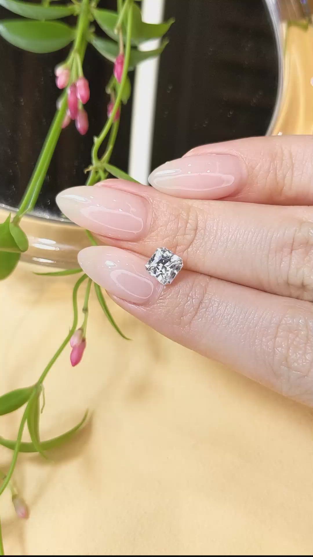 1.90 Ct. Zircon from Cambodia Size Video