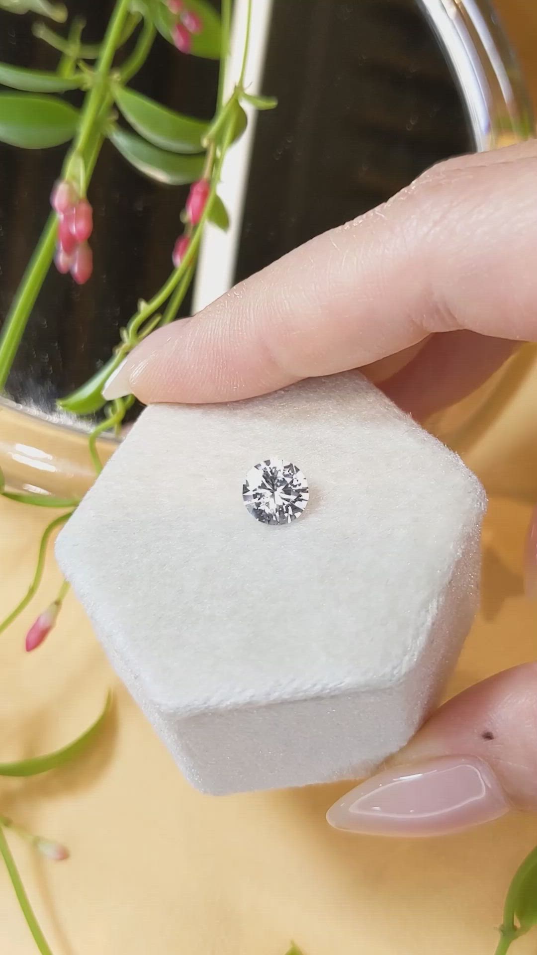 2.06 Ct. Zircon from Cambodia Size Video