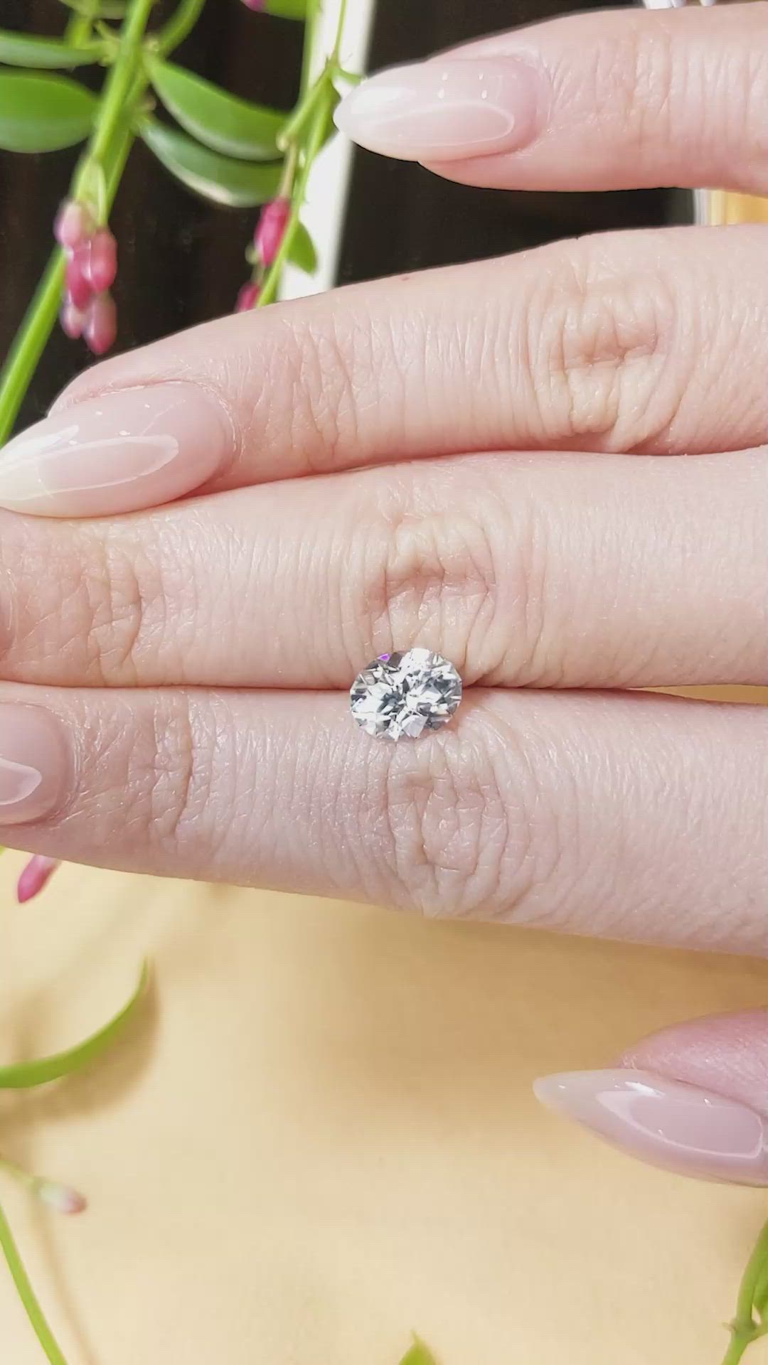 2.65 Ct. Zircon from Cambodia Size Video