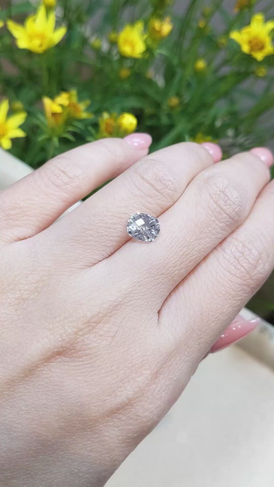 2.20 Ct. Zircon from Cambodia Size Video