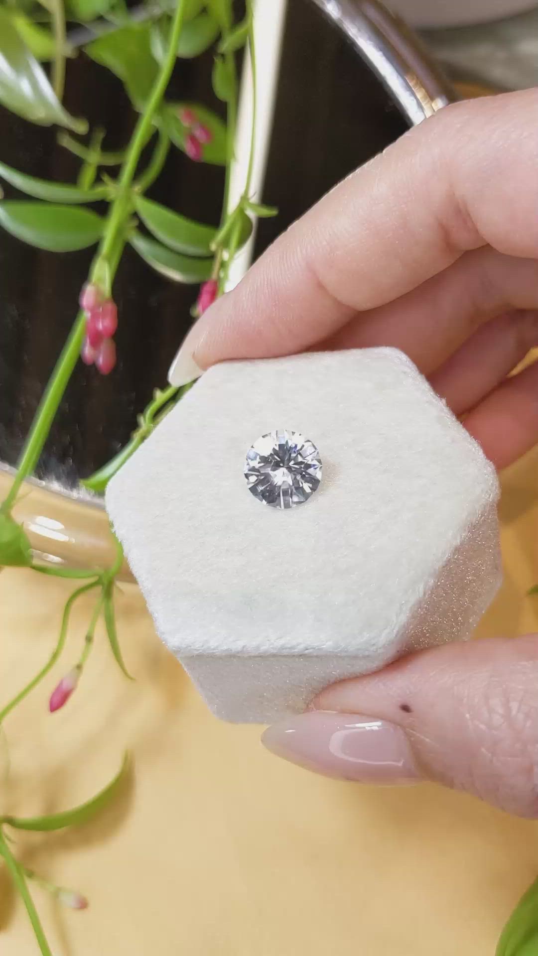 4.12 Ct. Zircon from Cambodia Size Video