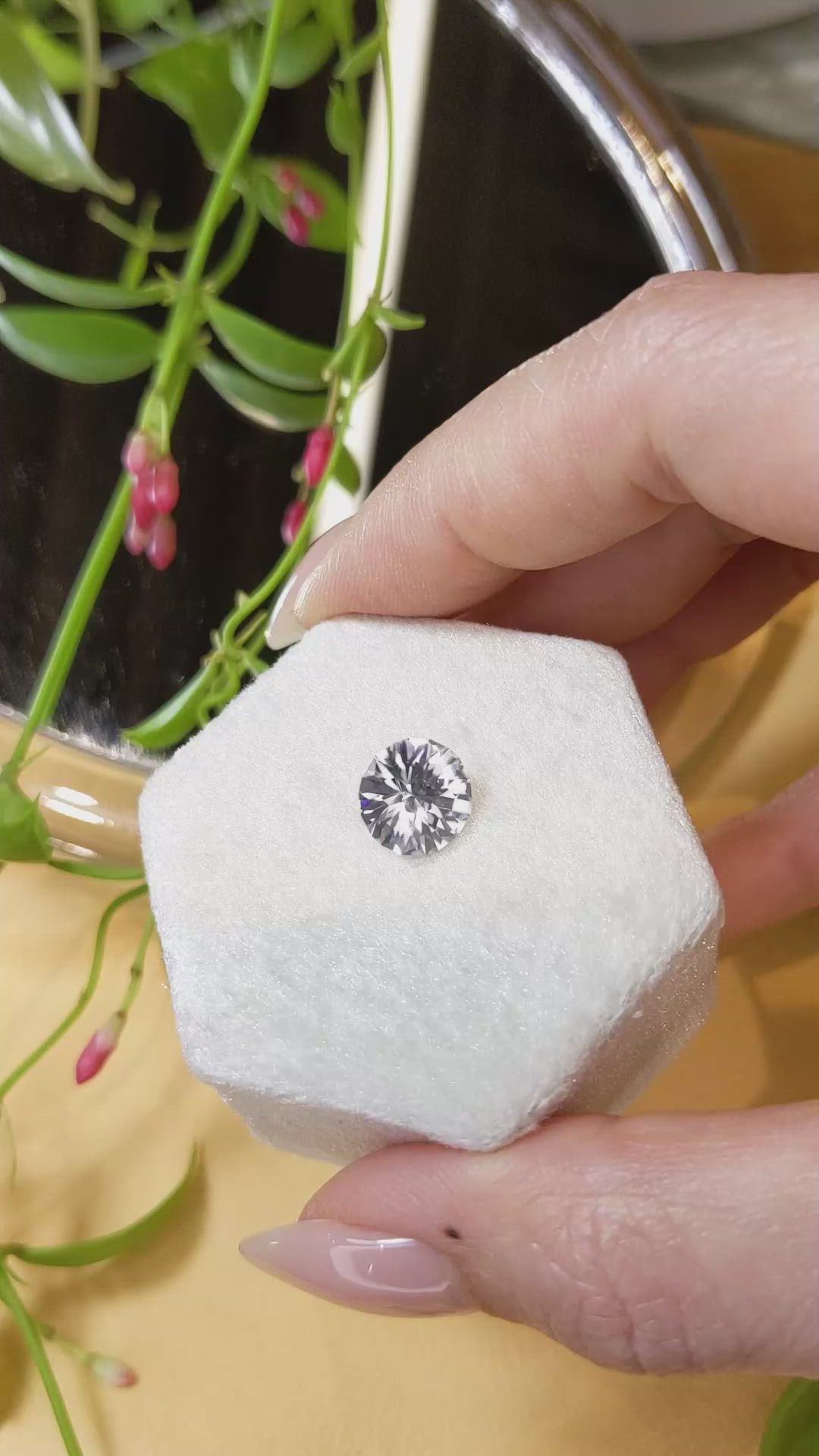 4.12 Ct. Zircon from Cambodia Size Video