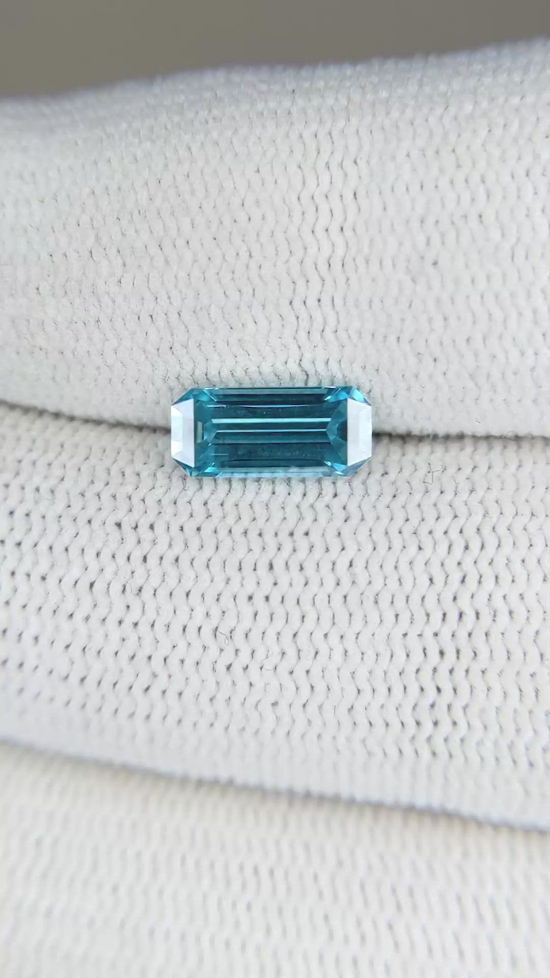 1.70 Ct. Zircon from Cambodia Size Video