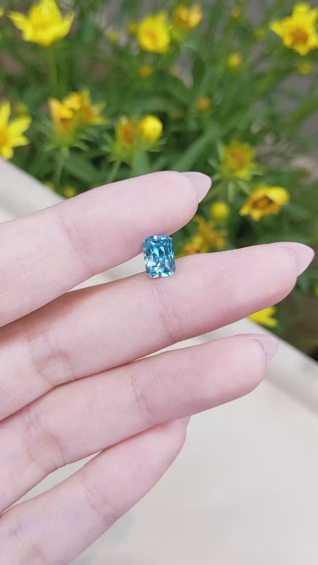 1.94 Ct. Zircon from Cambodia Size Video