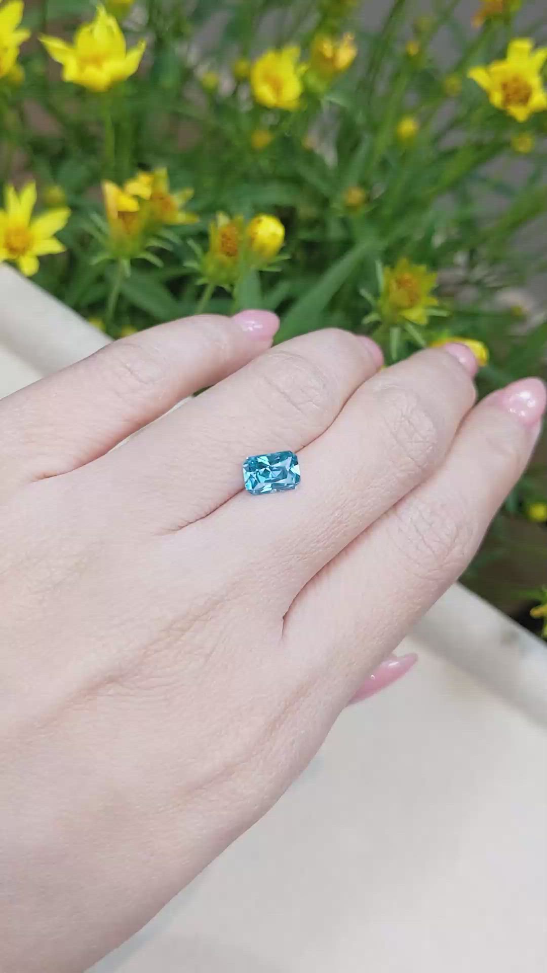 1.94 Ct. Zircon from Cambodia Size Video