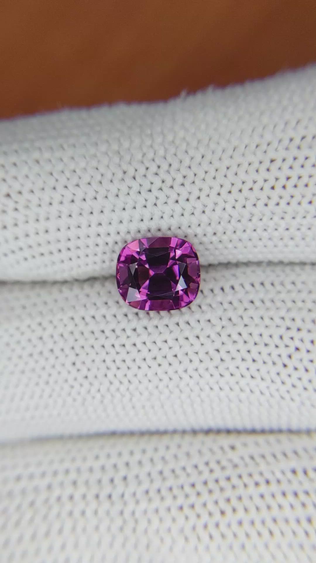 2.46 Ct. Garnet from Ceylon (Sri Lanka) Size Video