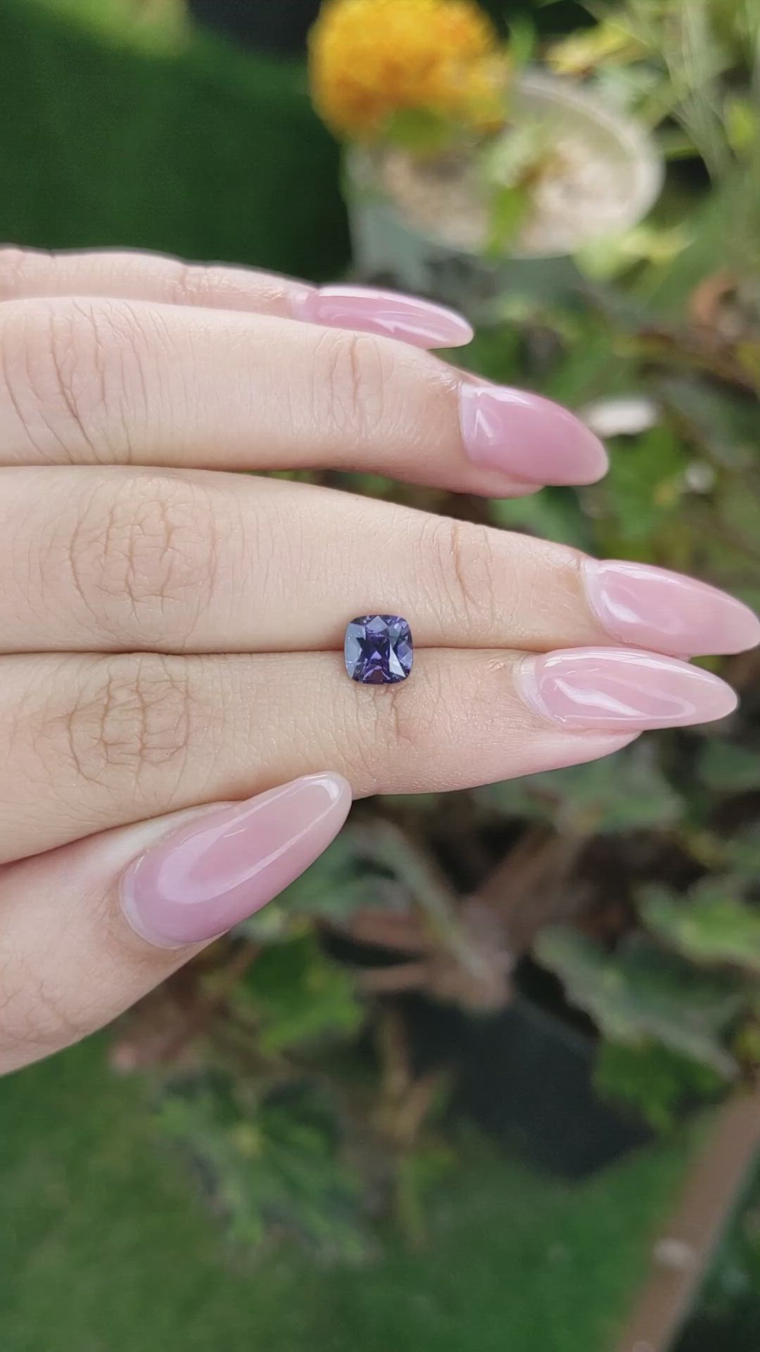 1.31 Ct. Spinel from Ceylon (Sri Lanka) Size Video