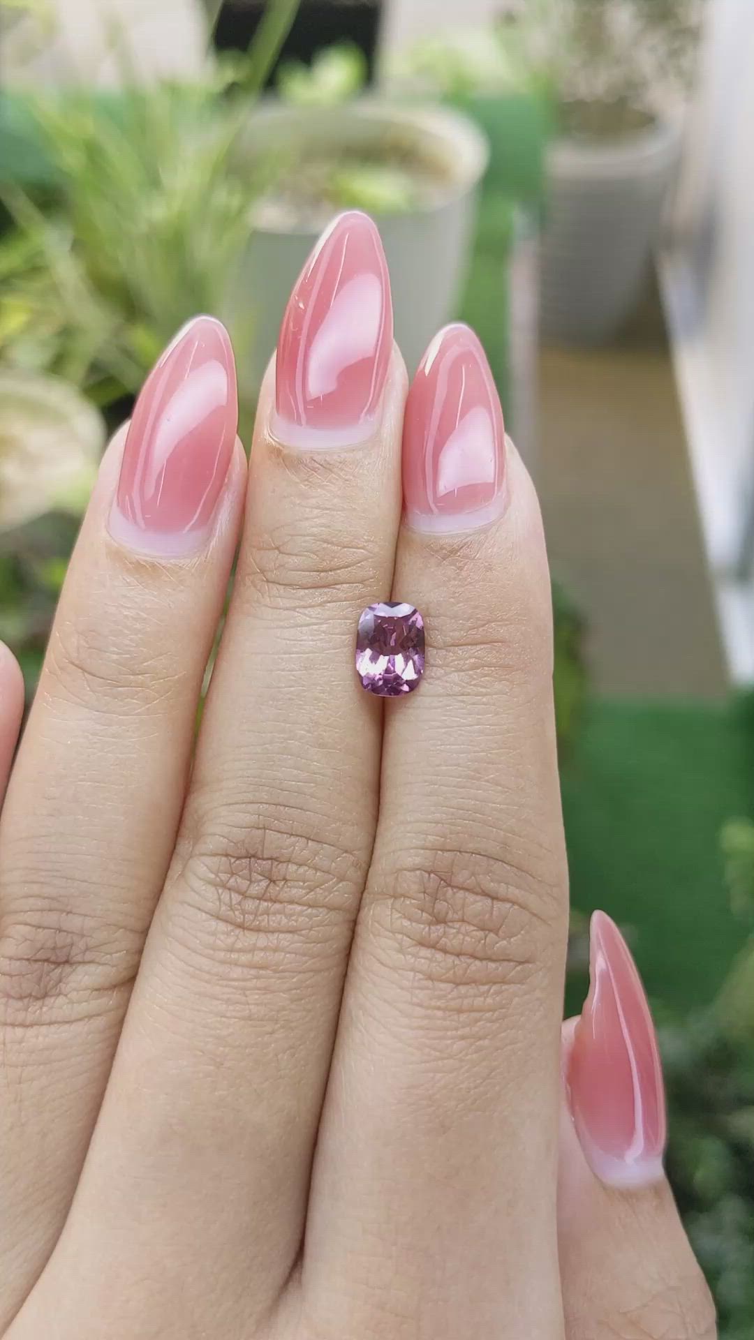 1.09 Ct. Spinel from Ceylon (Sri Lanka) Size Video