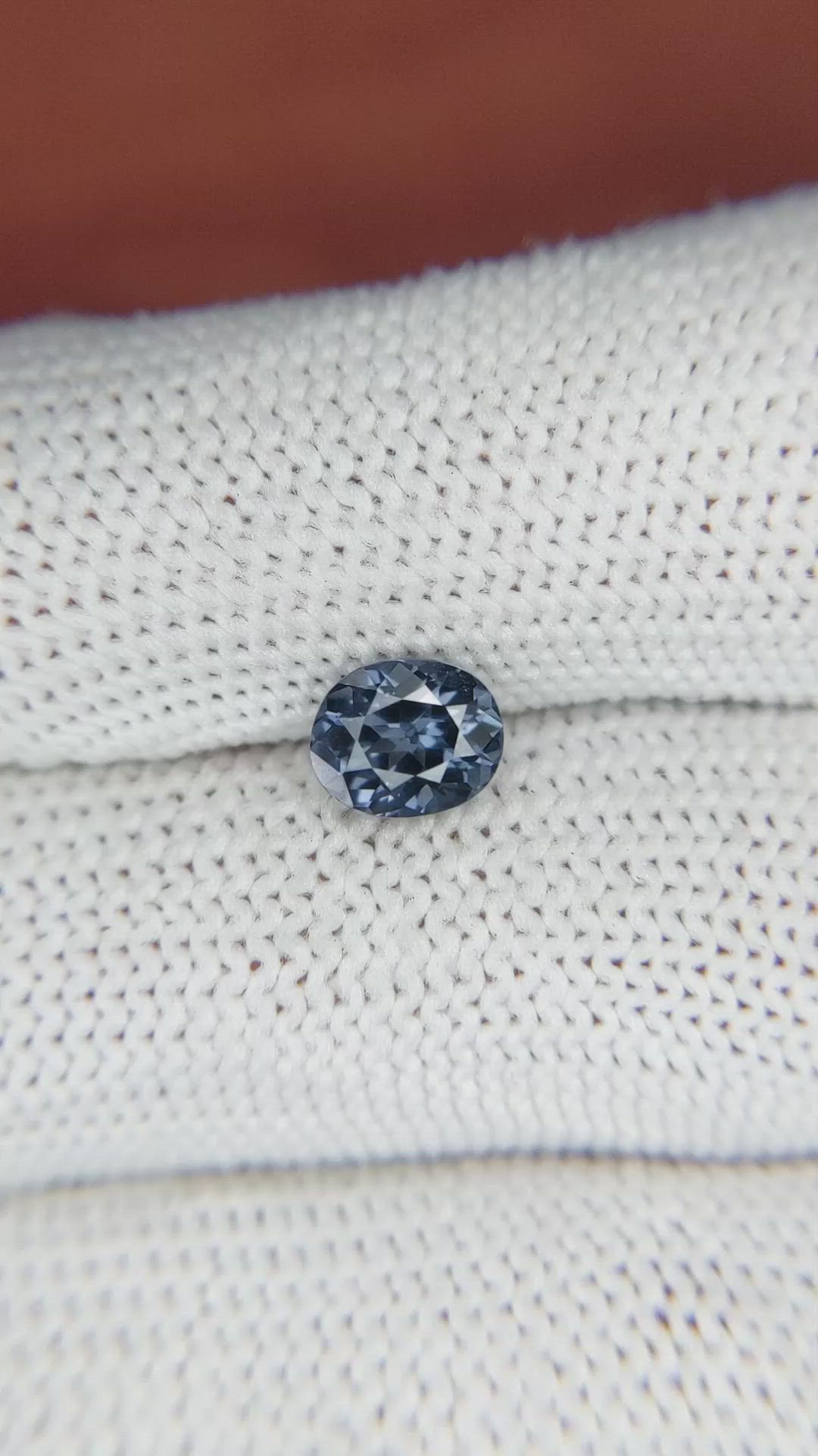 1.13 Ct. Spinel from Ceylon (Sri Lanka) Size Video