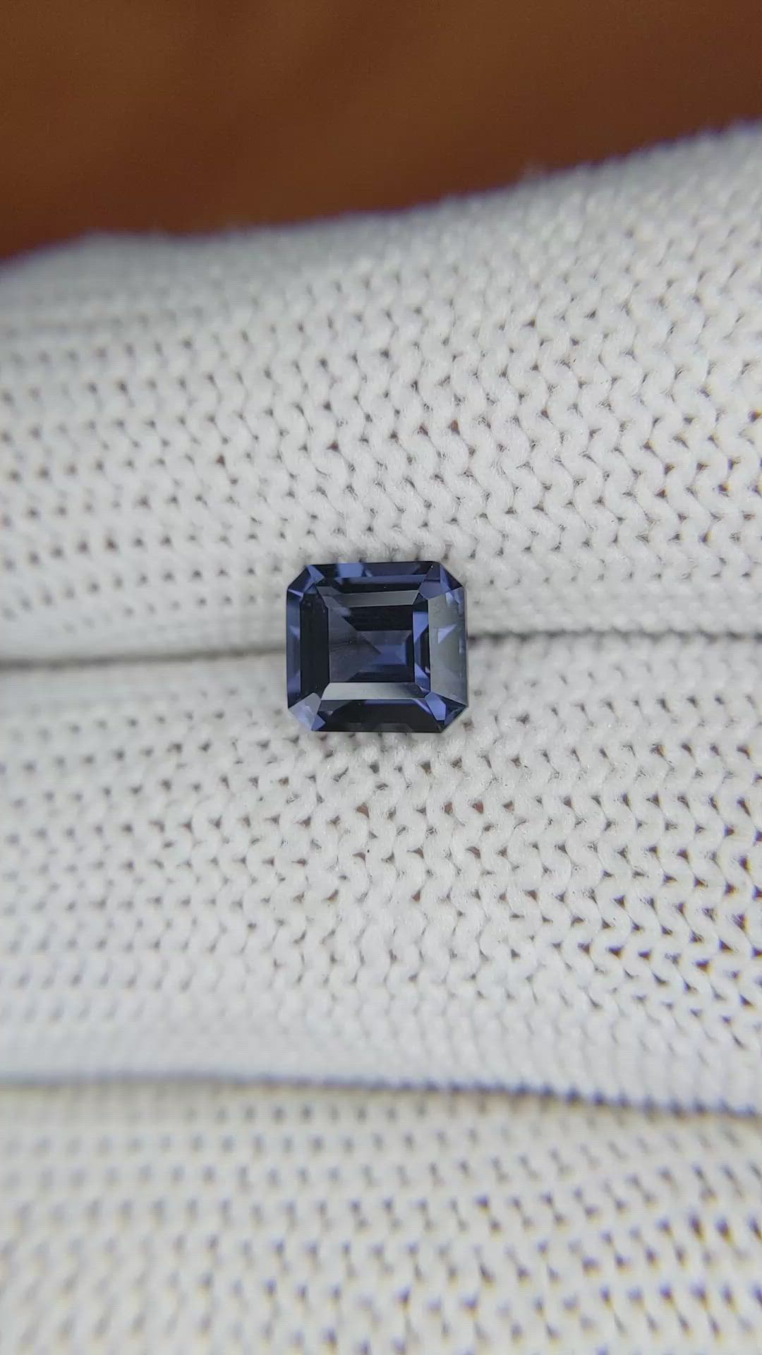 1.54 Ct. Spinel from Ceylon (Sri Lanka) Size Video