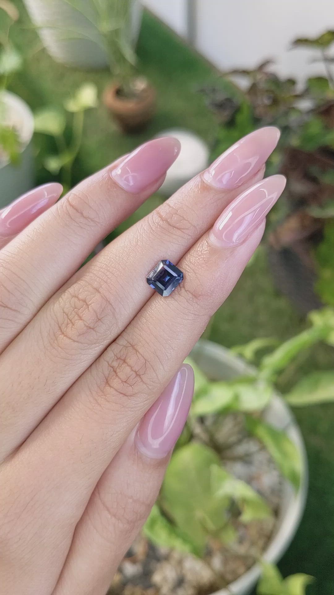 1.54 Ct. Spinel from Ceylon (Sri Lanka) Size Video