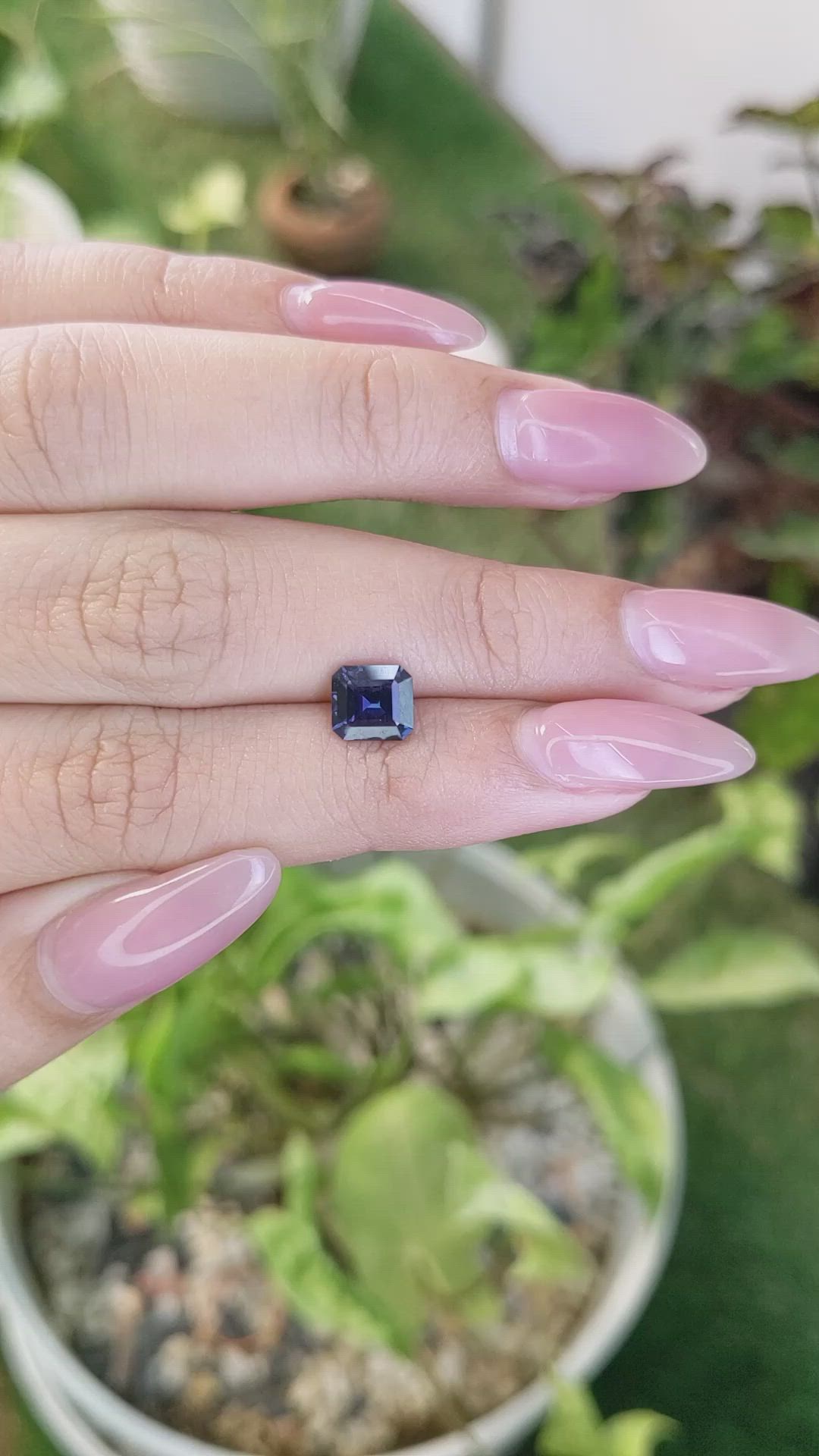 1.54 Ct. Spinel from Ceylon (Sri Lanka) Size Video
