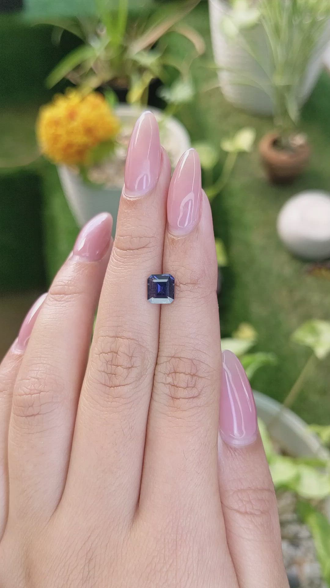 1.54 Ct. Spinel from Ceylon (Sri Lanka) Size Video