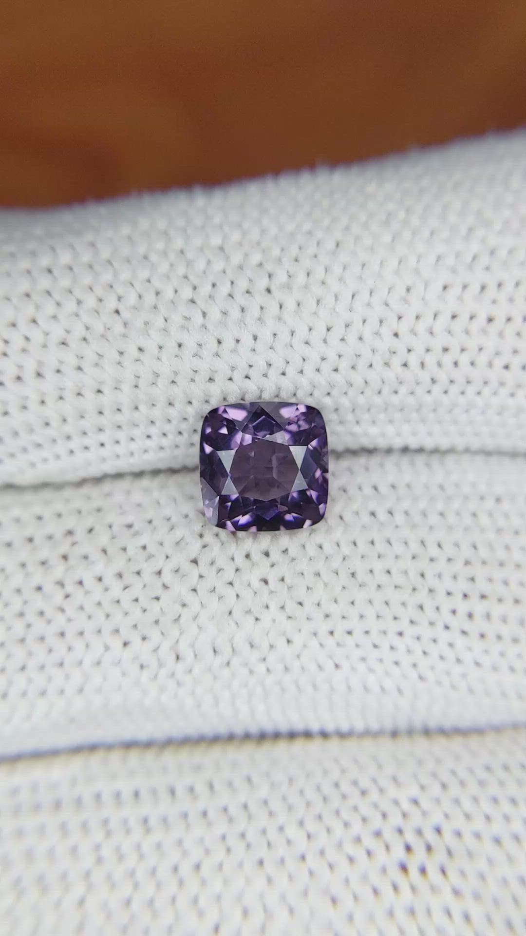 1.78 Ct. Spinel from Ceylon (Sri Lanka) Size Video