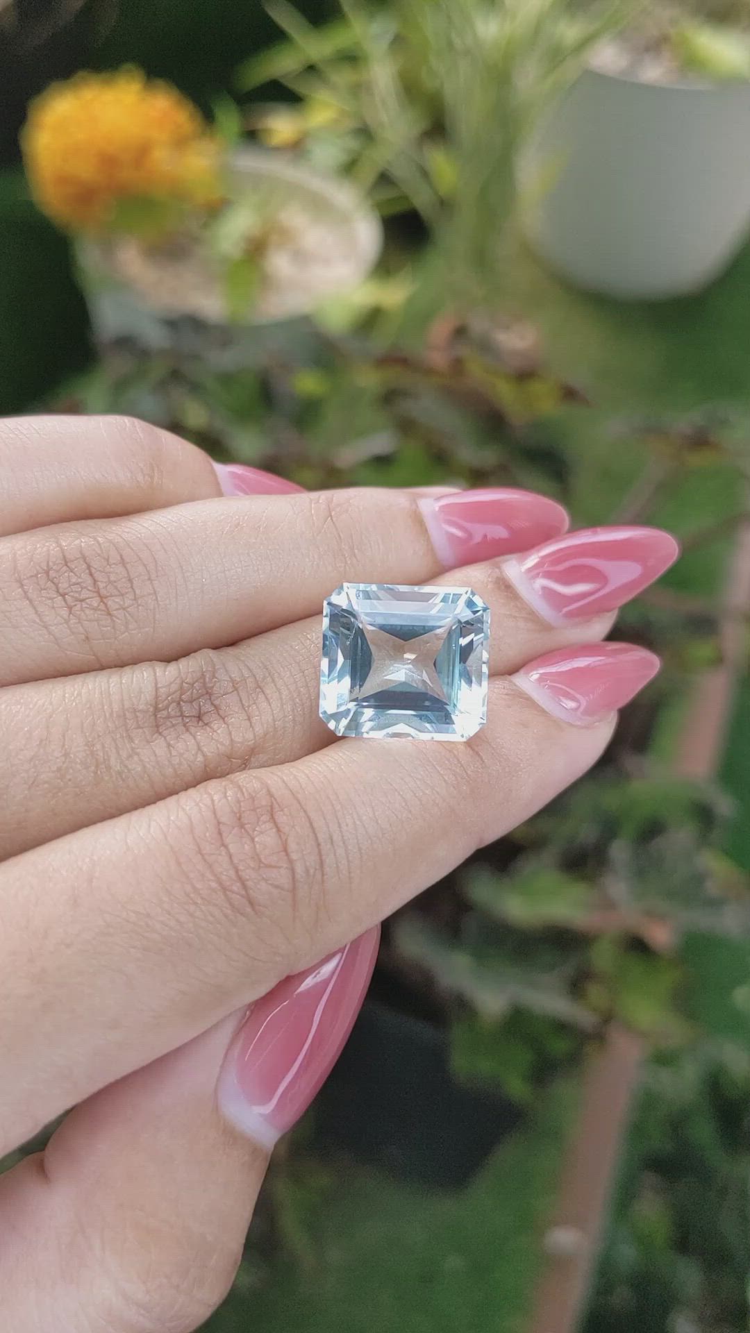 16.76 Ct. Topaz from Ceylon (Sri Lanka) Size Video