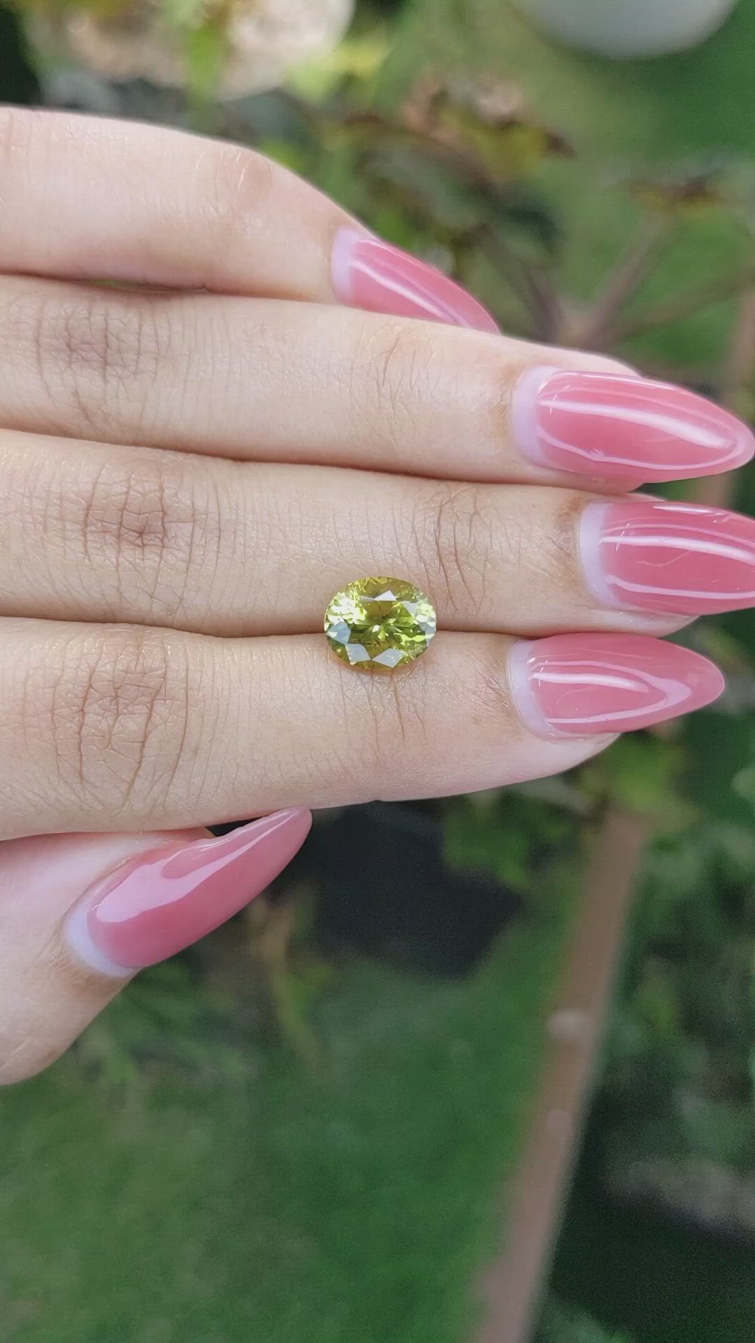 2.58 Ct. Chrysoberyl from Madagascar Size Video
