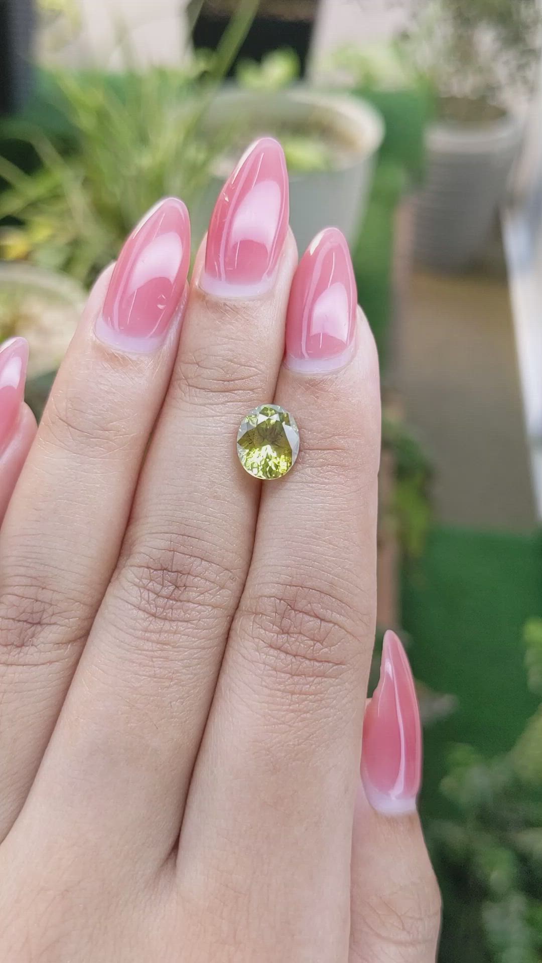 2.58 Ct. Chrysoberyl from Madagascar Size Video