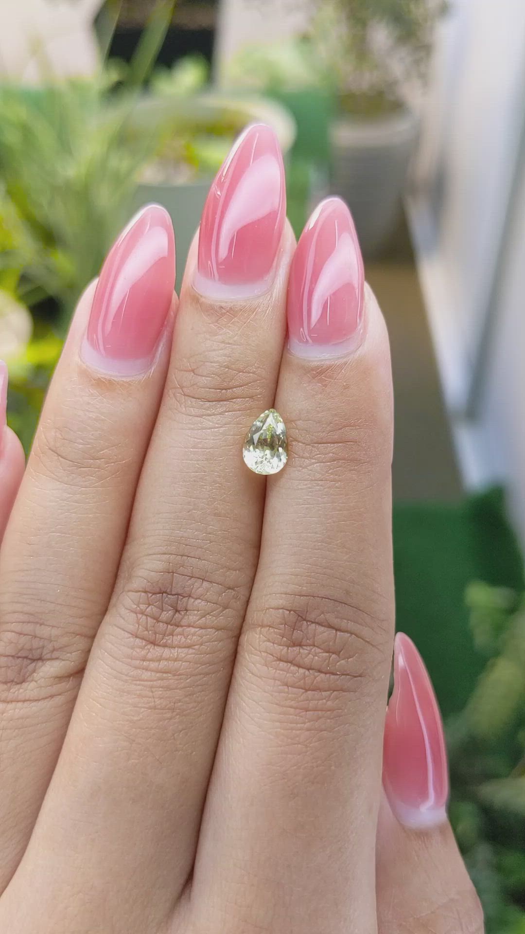 1.19 Ct. Chrysoberyl from Ceylon (Sri Lanka) Size Video