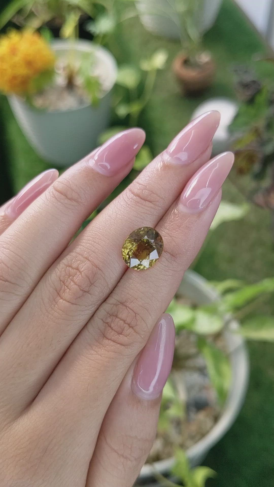 5.46 Ct. Tourmaline from Ceylon (Sri Lanka) Size Video