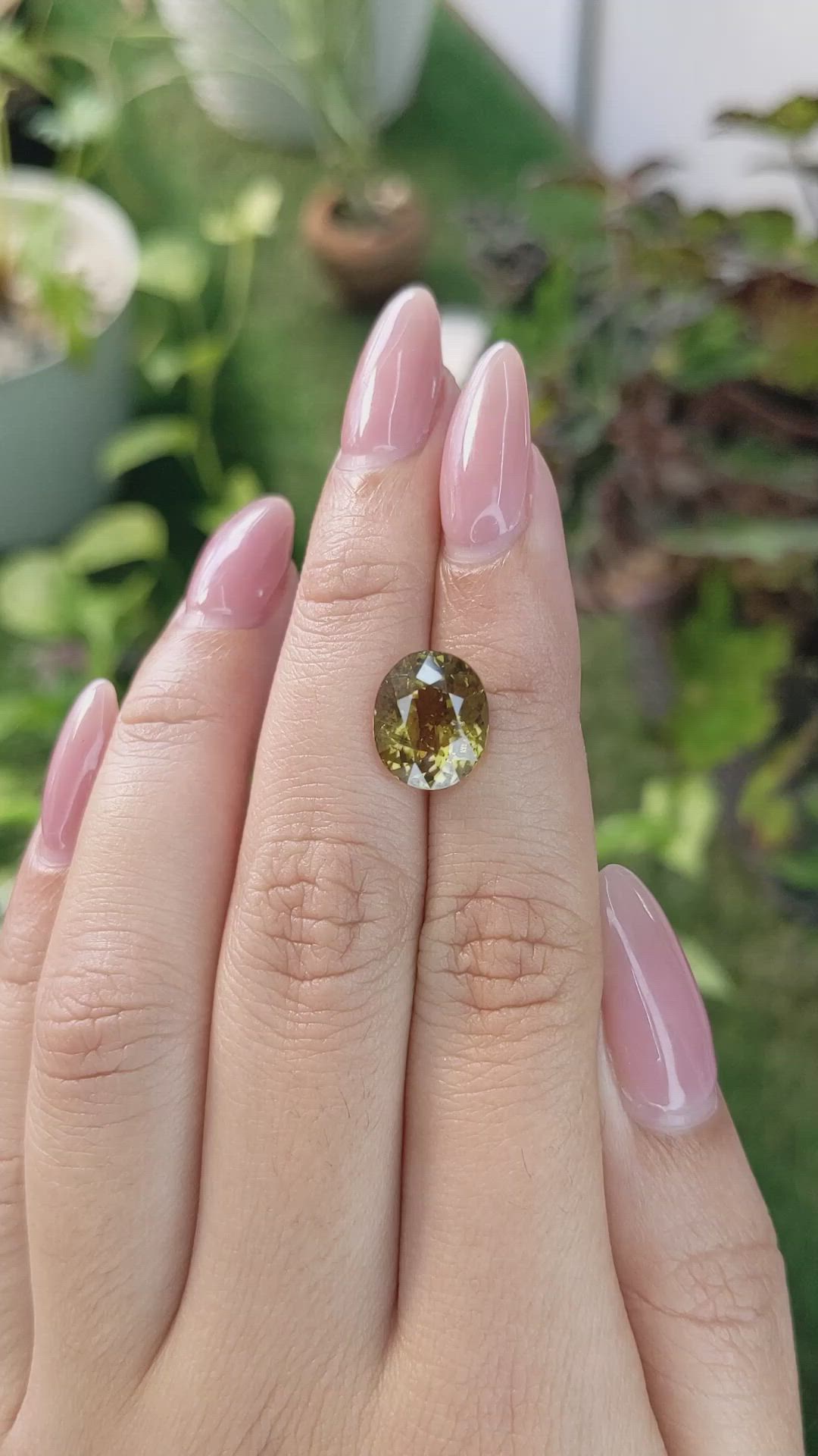 5.46 Ct. Tourmaline from Ceylon (Sri Lanka) Size Video