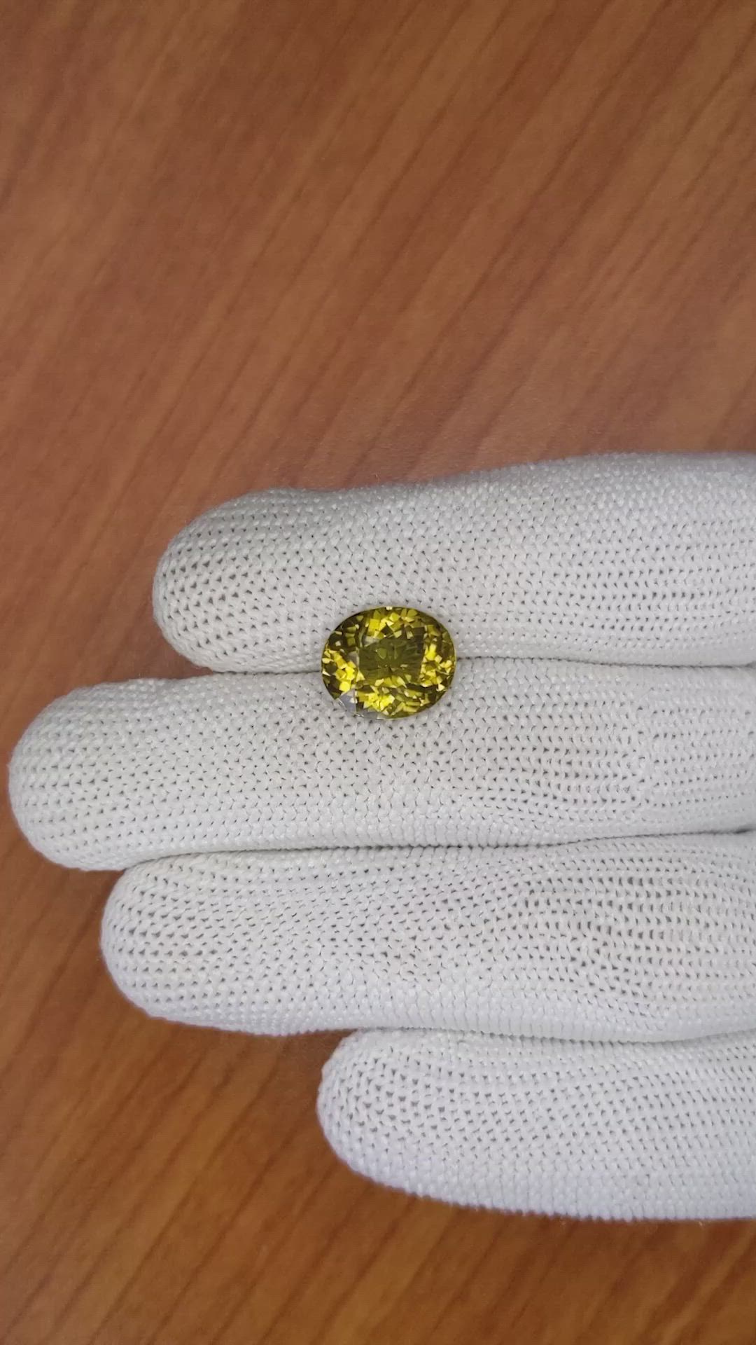 5.46 Ct. Tourmaline from Ceylon (Sri Lanka) Size Video