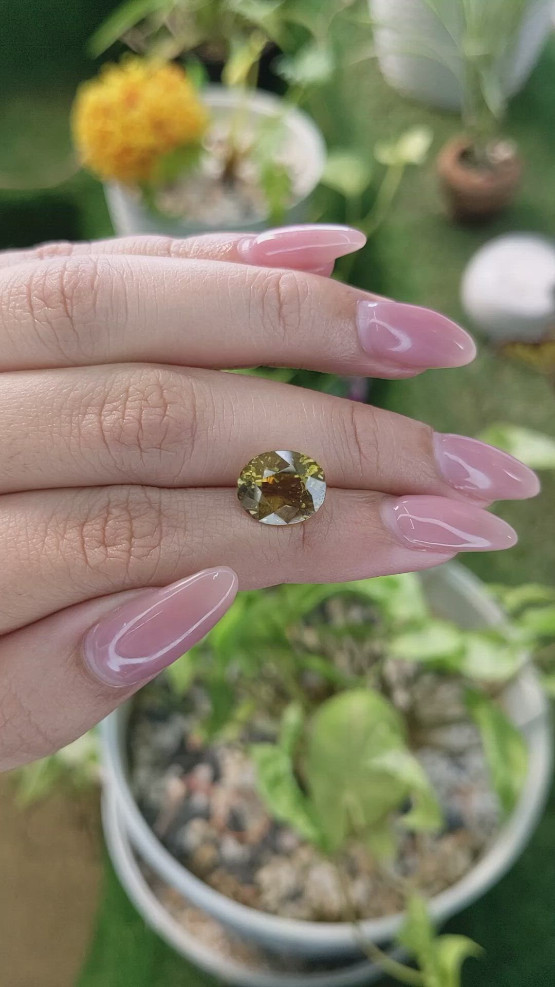 5.46 Ct. Tourmaline from Ceylon (Sri Lanka) Size Video