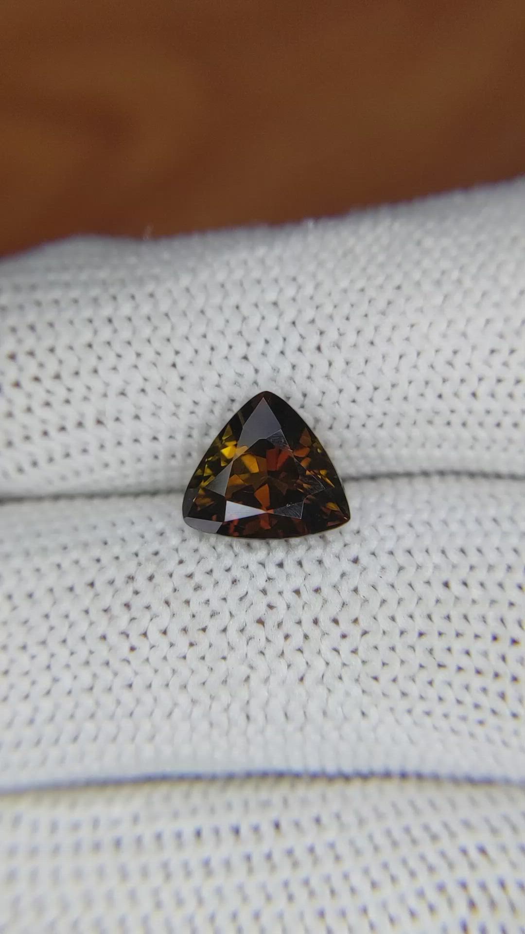 2.30 Ct. Tourmaline from Ceylon (Sri Lanka) Size Video