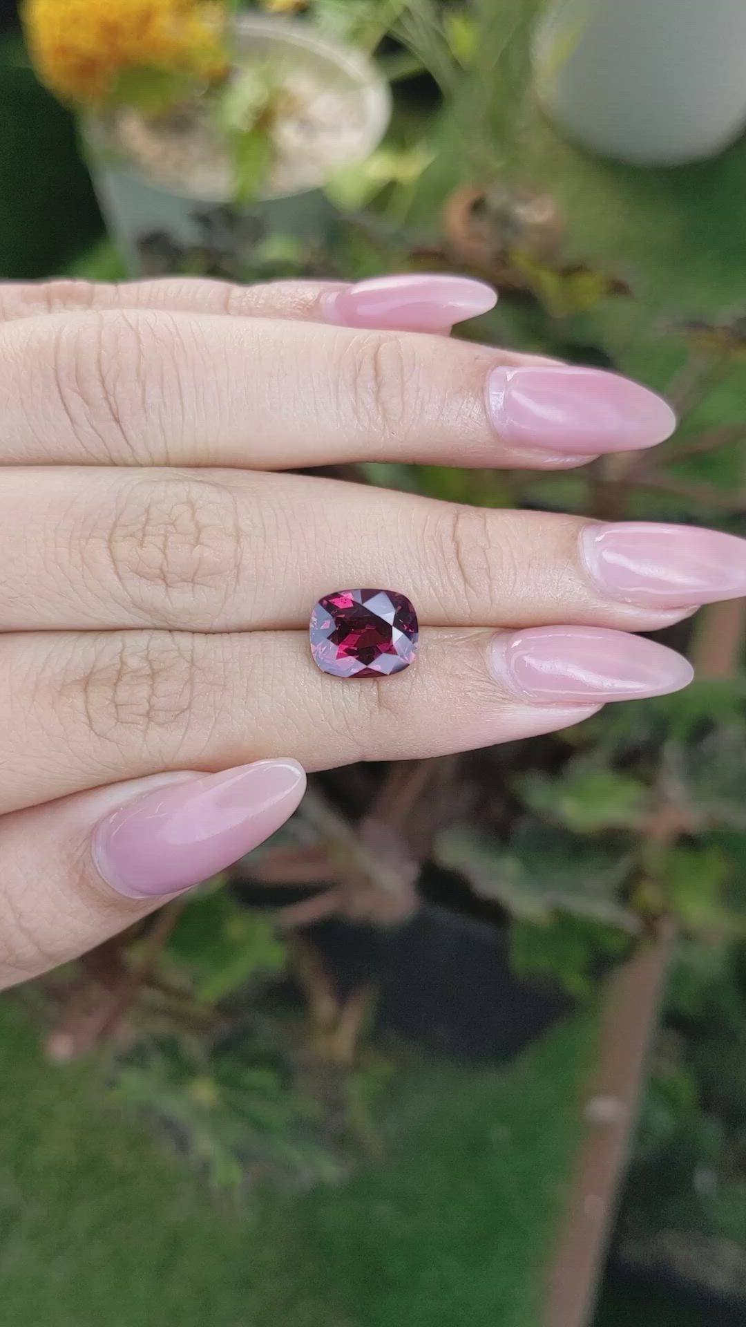 4.43 Ct. Garnet from Madagascar Size Video