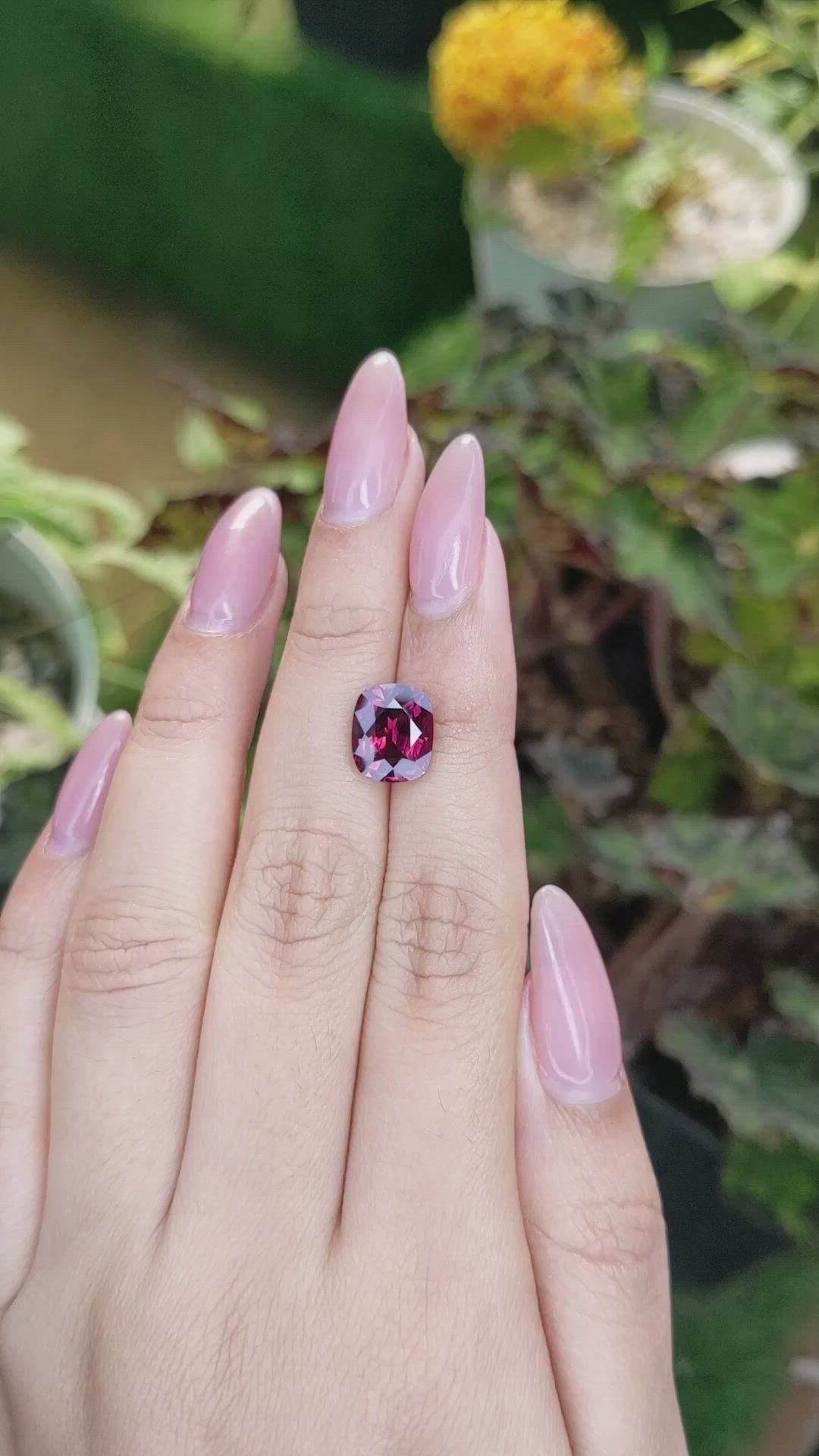 4.43 Ct. Garnet from Madagascar Size Video