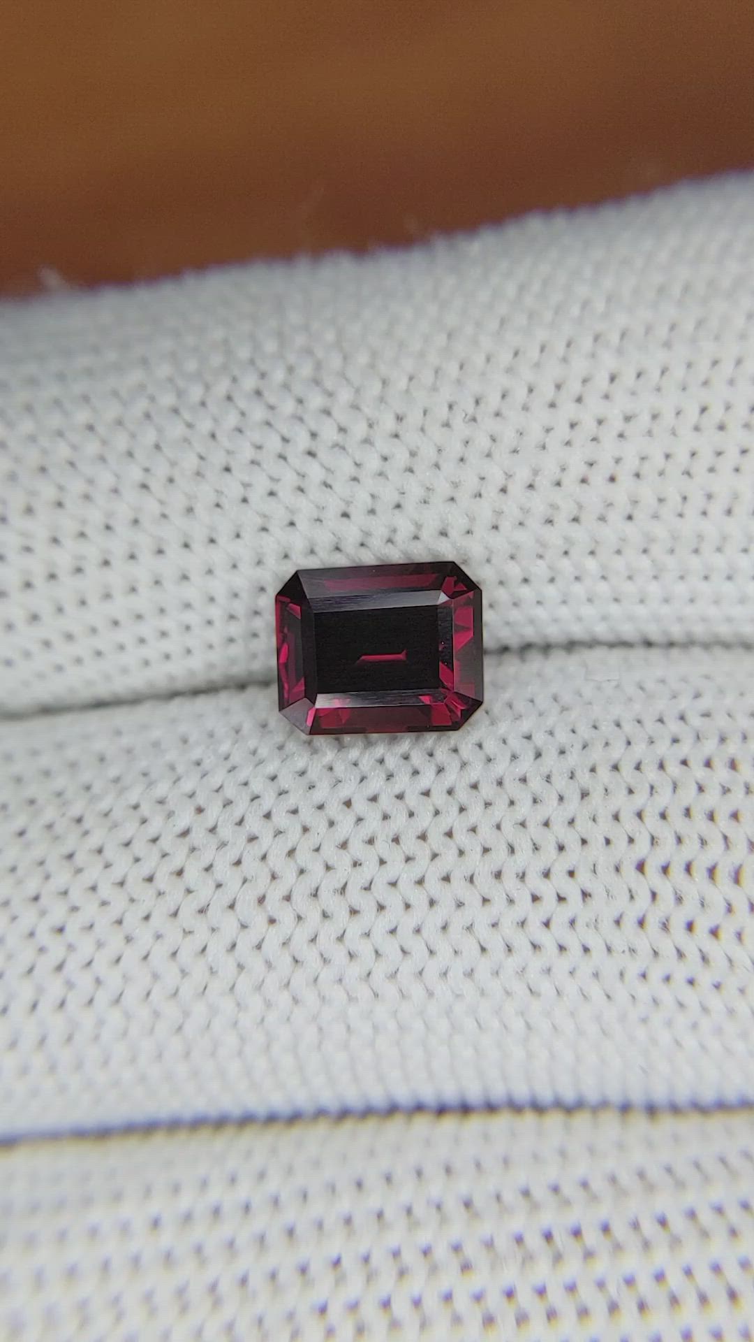 2.28 Ct. Garnet from Ceylon (Sri Lanka) Size Video