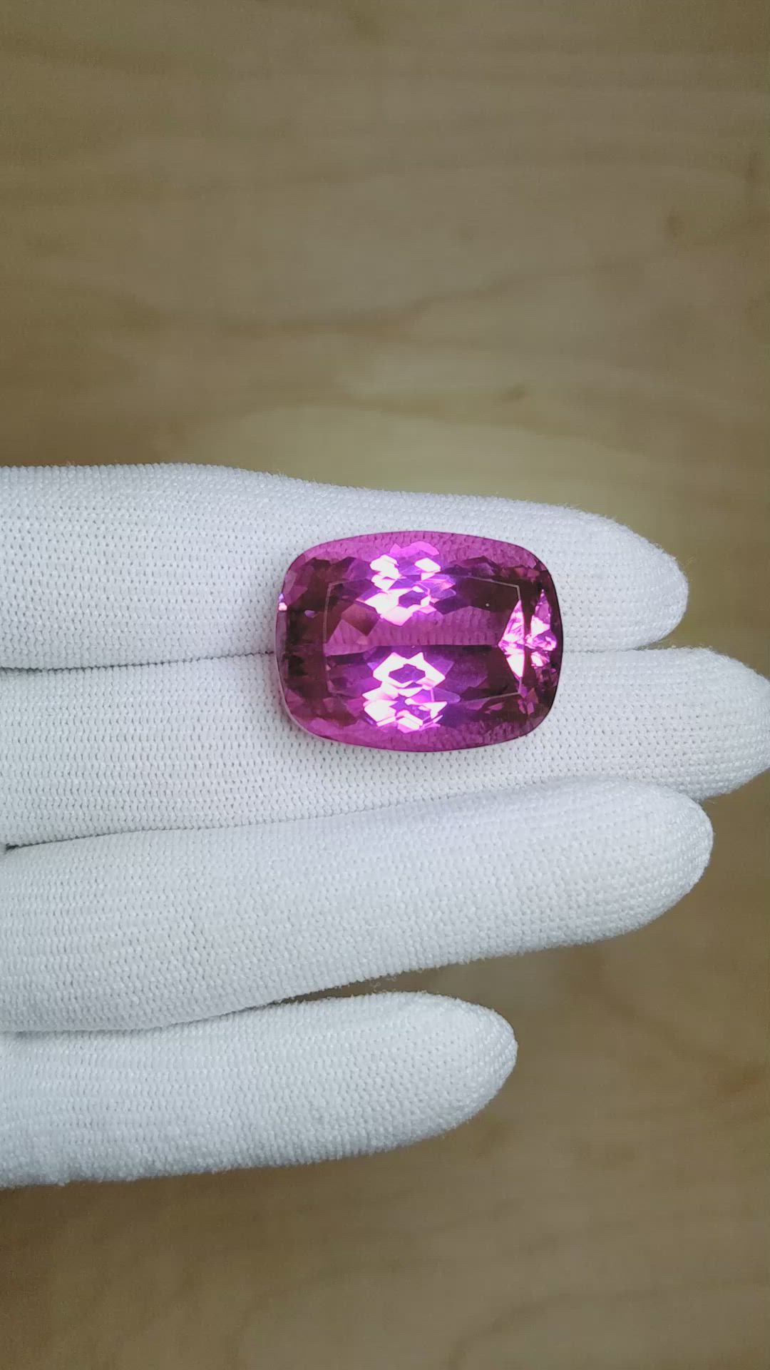 52.82 Ct. Kunzite from Brazil Size Video