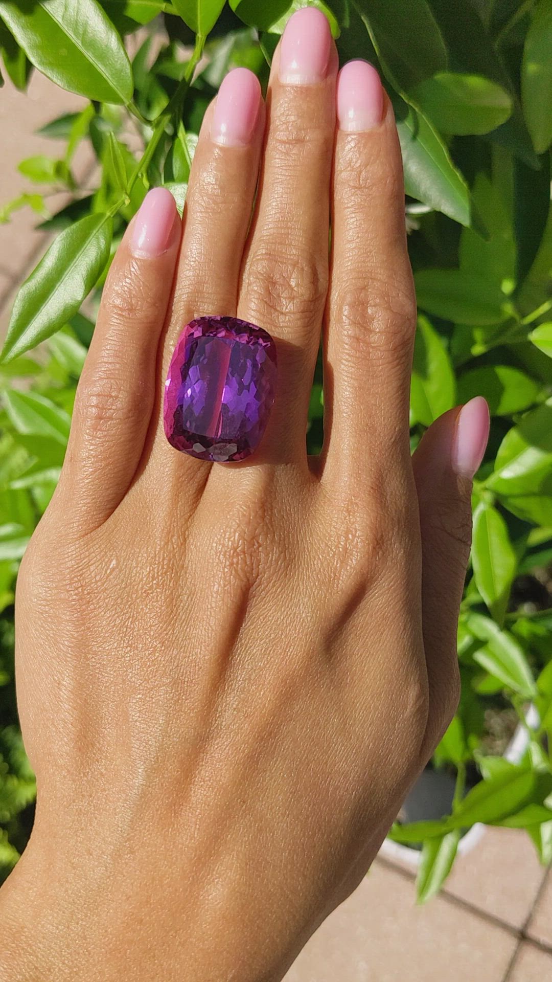 52.82 Ct. Kunzite from Brazil Size Video