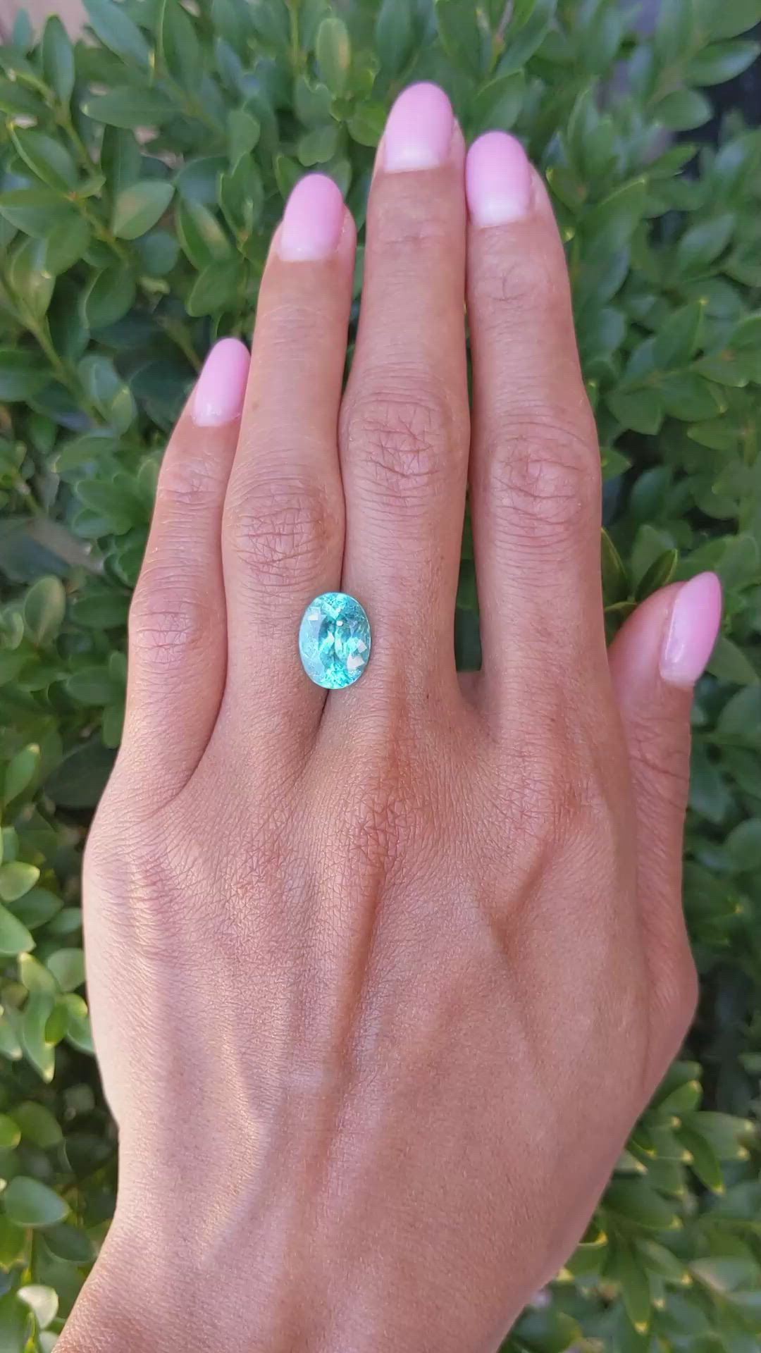 4.10 Ct. Paraiba Tourmaline from Mozambique Size Video