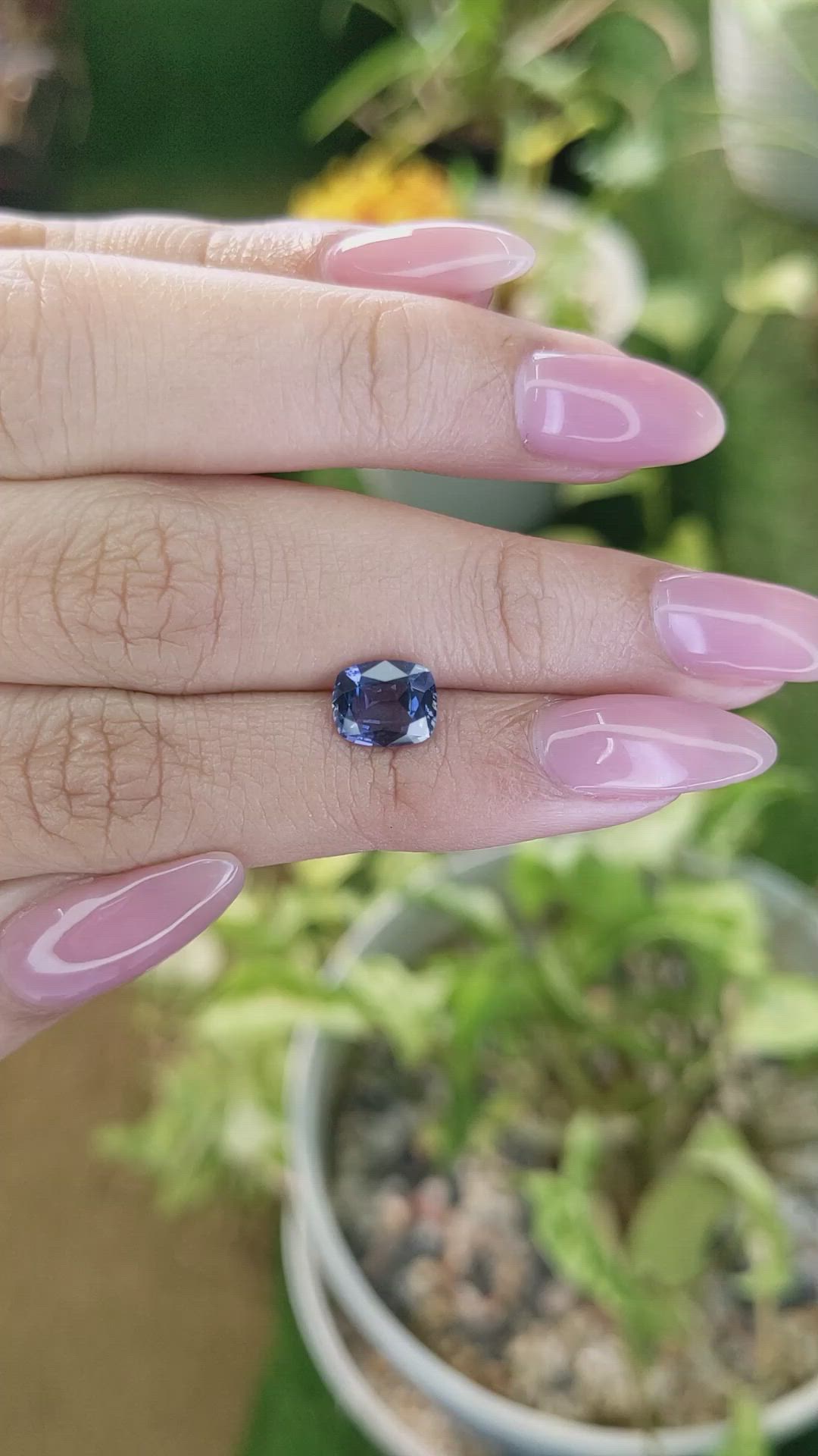 1.58 Ct. Spinel from Ceylon (Sri Lanka) Size Video