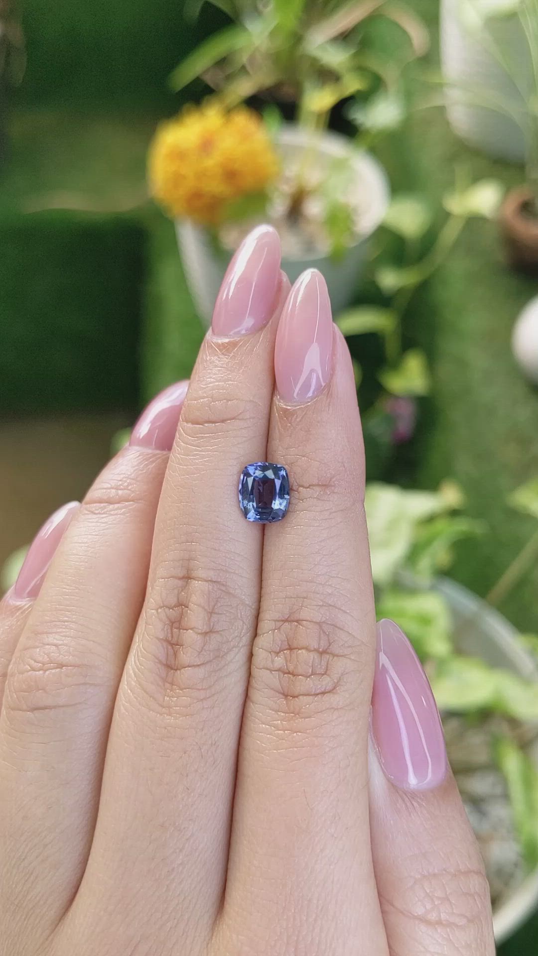 1.58 Ct. Spinel from Ceylon (Sri Lanka) Size Video